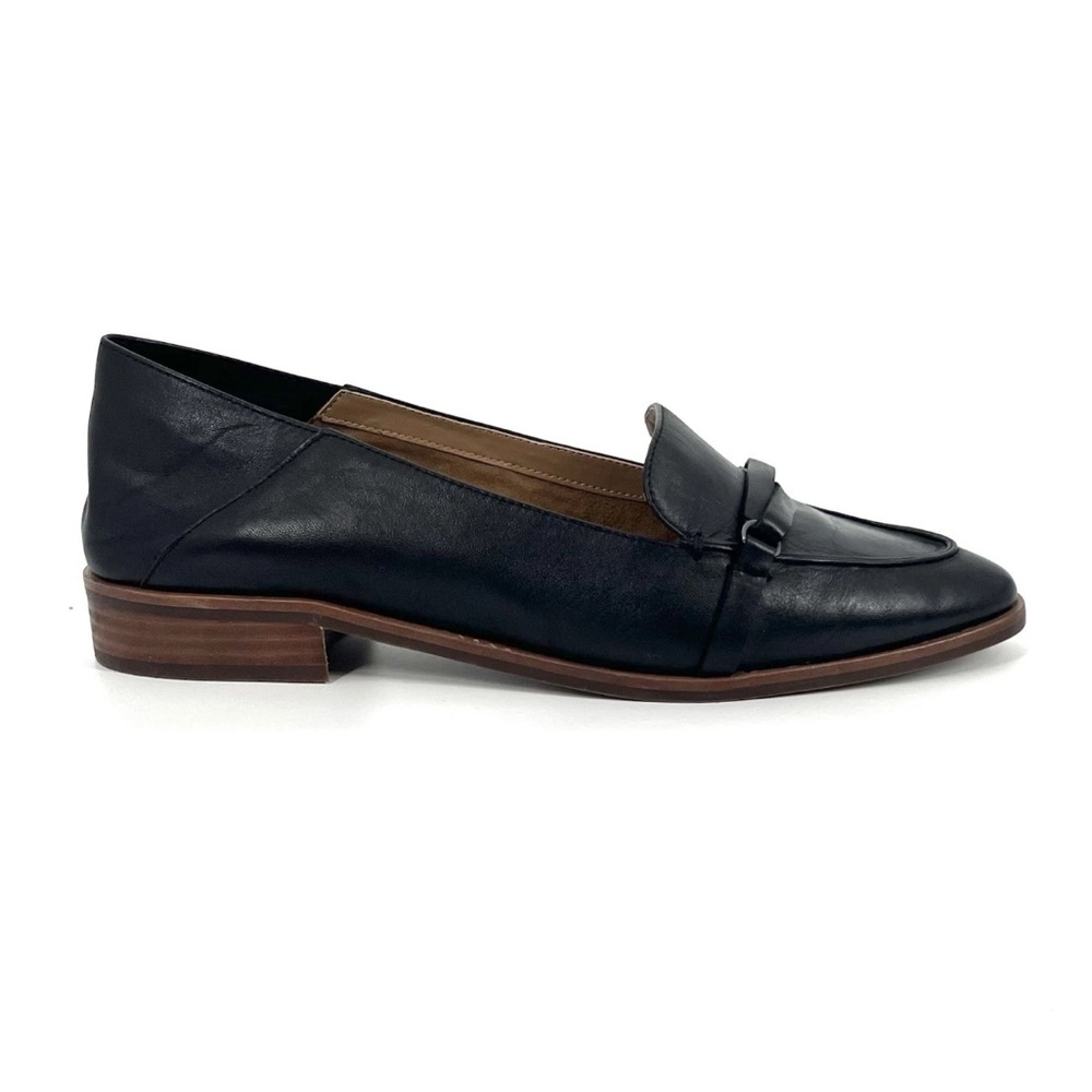 Aerosoles Loafers Womens Size 11 Black Leather South East Slip-On Shoes